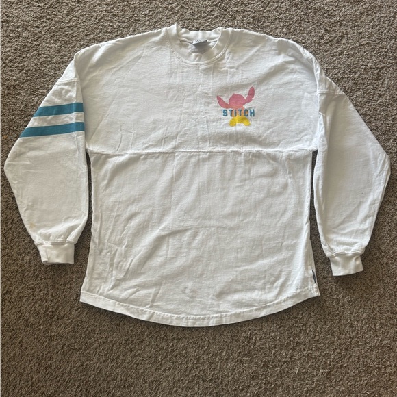 SPIRIT JERSEY Tops - Spirit Jersey White Crewneck Tee - Small